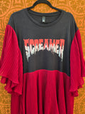 Unforgiven Upcycled Screamer Tshirt Dress