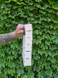 Vintage 30's White Celluloid Tile Handbag Clutch