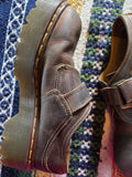Vintage 90s Brown Leather Dr. Martens Men's 8