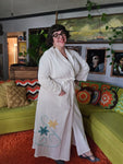Vintage Chenille Floral Robe