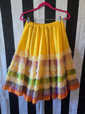 Odd Betties Vintage Yellow Rainbow Tulle Clown Set