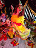 Odd Betties Vintage Yellow Rainbow Tulle Clown Set
