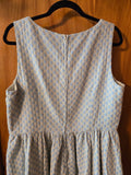 Gently Used Tailor & Twirl Blue & White Victoria Dress
