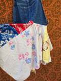 Unforgiven Upcycled Tea Towel Overall Dress