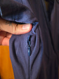 Gently Used Zaful Navy Blue Fit & Flare Shirt Dress