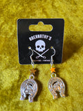 Abernathy's Vintage Cracker Jack Horseshoe Earrings