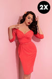 Gently Used Vixen Starlet Wiggle Dress in Coral