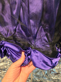 Gently Used Rose Mortem Purple & Black Tulle Skirt