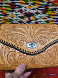 Vintage Tooled Leather Bag