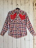 Unforgiven Upcycled Scorpion Western with Red Fringe