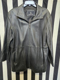 Vintage 90s London Fog Black Leather Jacket