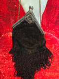 Antique Victorian Glass Beaded Purse