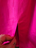 Vintage 80s pink wired shoulder cocktail dress