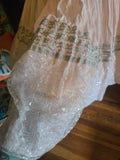 Vintage 1960's Pink and Silver Patio Dress Set