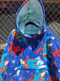 Unforgiven Upcycled Superman Blanket Hoodie