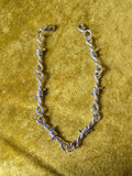 Matt Nicke Silver Barbed Wire Trucker Hat Chain