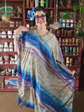 Vintage 90s Blue Ocean kaftan