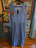 Vintage 90 Denim Noah's Arch Themed Jumper Dress
