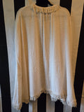 Handmade 40s inspired chenille swim cape