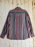 Unforgiven Upcycled Rose Blue Striped Western