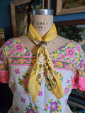 Abernathy's Handmade Yellow Bandana Bolo