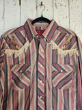 Unforgiven Vintage Upcycle Brown Scorpion Western
