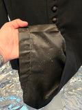 Vintage Masonic Knights Templar Black Frock Coat