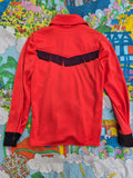 Vintage Kids Red Fringe Western Top