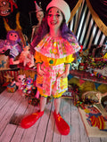 Odd Bettie Vintage Giant Oversized Red Clown Shoes