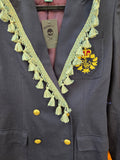 Unforgiven Upcycled Louisville Fringe Blazer