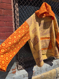 Unforgiven Upcycled Schlitz Blanket Hoodie