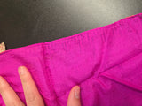 Vintage 60s Magenta Pink Pure Silk Square Scarf