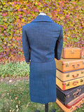 Vintage 60s AS IS Blue Jacket Skirt Suit Set
