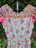 Vintage 70s pink square dancing