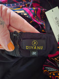 Gently Used Diyanu African print strapless dress
