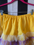 Odd Betties Vintage Yellow Rainbow Tulle Clown Set