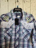 Unforgiven Upcycled Vintage Cactus Blue Western