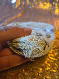 Vintage 30s Art Deco White  beaded clutch handbag