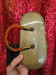 Vintage Vinyl and Aluminum Box Bag