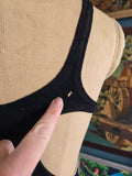 Vintage 30s AS IS Jantzen Black Wool Swimsuit