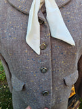 Vintage 60s Gray Travel Suit Set