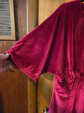 Gently Used Gowntown Red Velvet Wiggle Dress