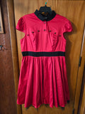 Gently Used Hearts & Roses Red London Far East Dress