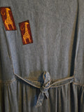 Vintage 90 Denim Noah's Arch Themed Jumper Dress