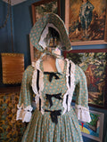 Vintage 70s Bicentennial Dress and Bonnet