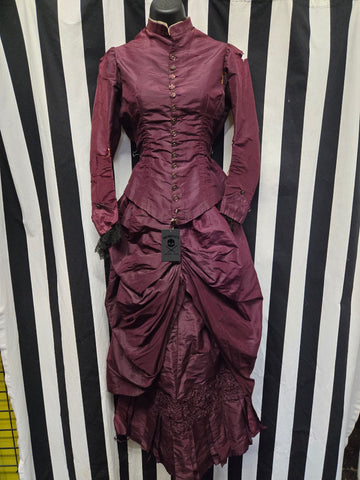 Vintage Burgundy Victorian Set