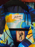 Vintage 60s Blue Helena's Hawaiian Shirt