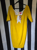 Gently Used Glamour Bunny Yellow Jackie Dress