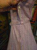 Vintage 50s Fit and Flare Lilac Purple Shirt Dress