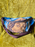 Unforgiven Upcycle Jesus Tapestry Fanny Pack